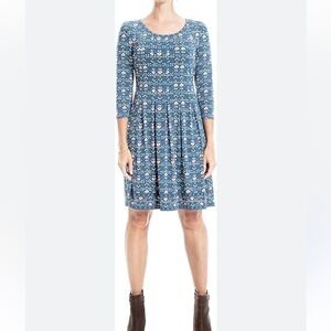 Max Studio Women's Green and Blue Dress